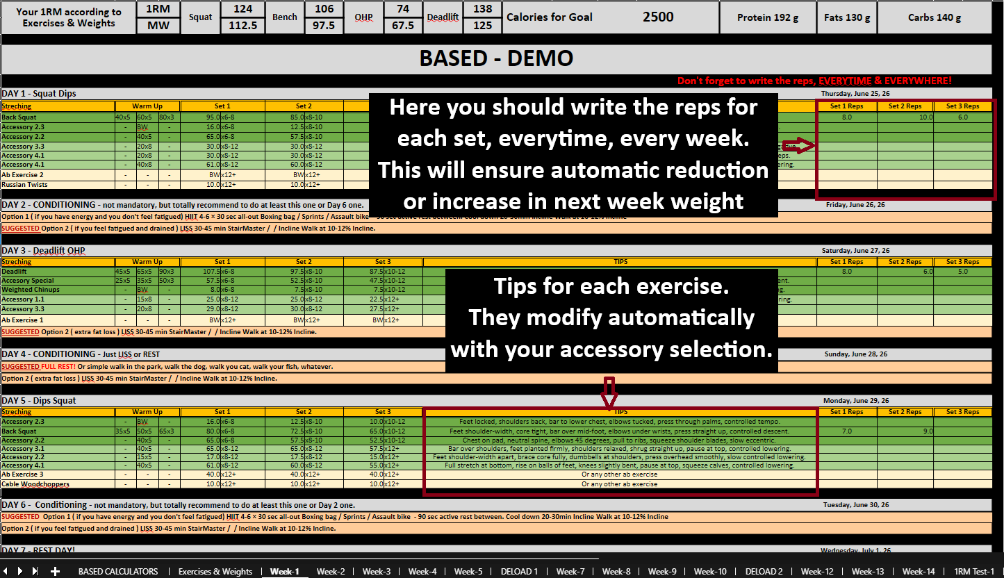 BASED CORE Workouts